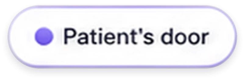 Patient's door